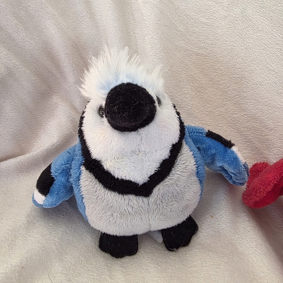 Webkinz Lil Kinz Bird Set - Blue Jay & Cardinal - Picture 2 of 10